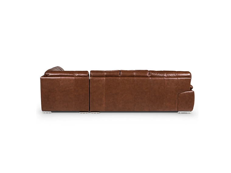 SOFÁ SECCIONAL ROSEN 6974 DERECHO CUERO CARAMELO 2