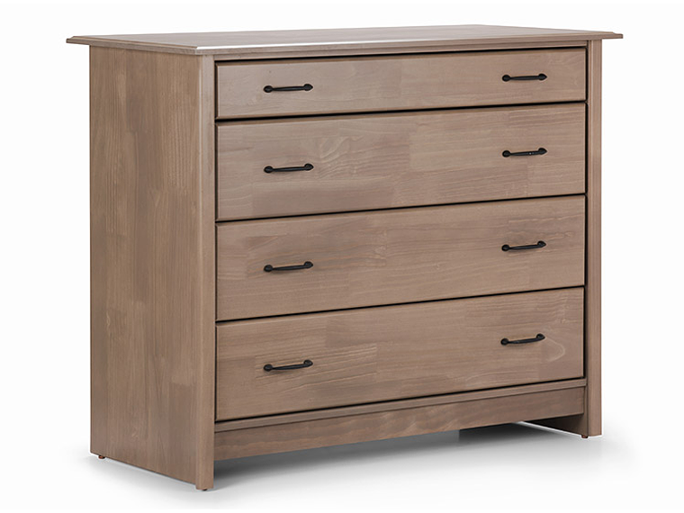 CÓMODA ROSEN HARLAND 4 CAJONES CAFÉ CLARO 2