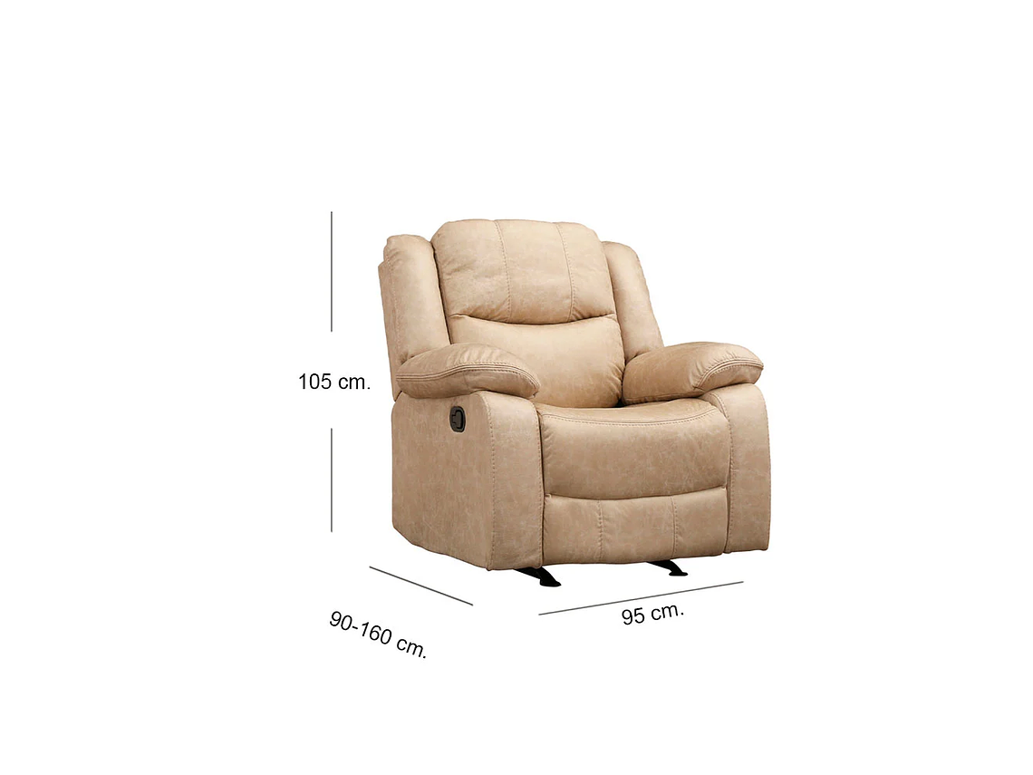BERGERE RECLINABLE Y MECEDORA BEIGE SMOKE 5