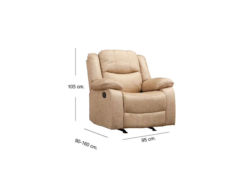 BERGERE RECLINABLE Y MECEDORA BEIGE SMOKE 5