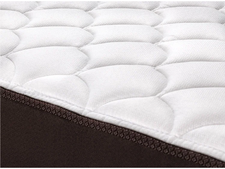 JUEGO DE DORMITORIO ROSEN CAMA EUROPEA ERGO T NEW 2 PLAZAS B/N + RESPALDO LUCIO CHOCOLATE 6