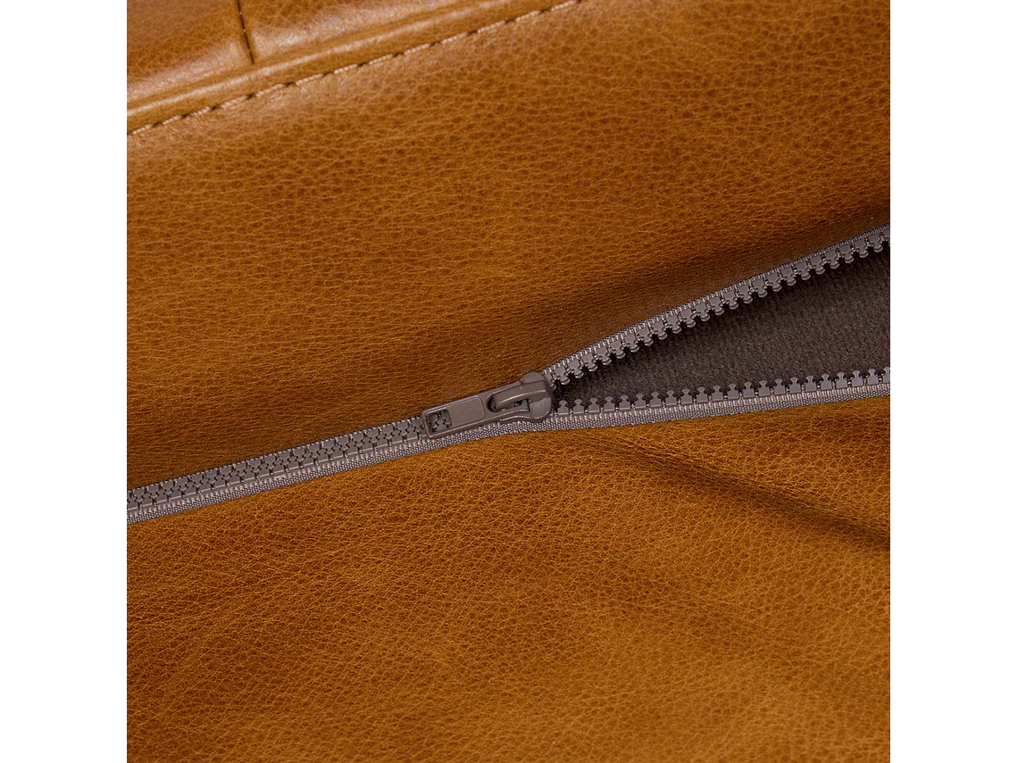 SOFÁ TURIN 3,5 CUERPOS CUERO CARAMELO 8