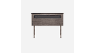 CAMA EUROPEA ERGO-T NEW 2 PLAZAS BN + RESPALDO FERRARA GRIS