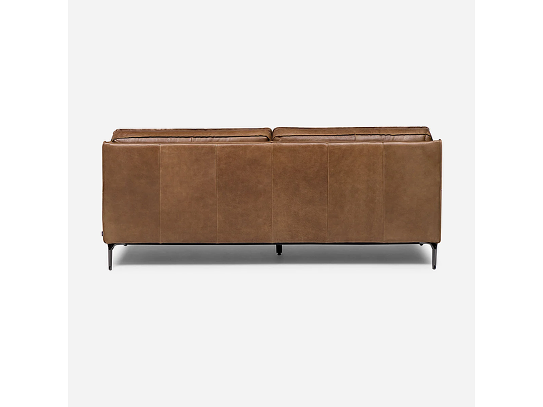 SOFÁ BARI 3 CUERPOS CUERO MARRÓN 3