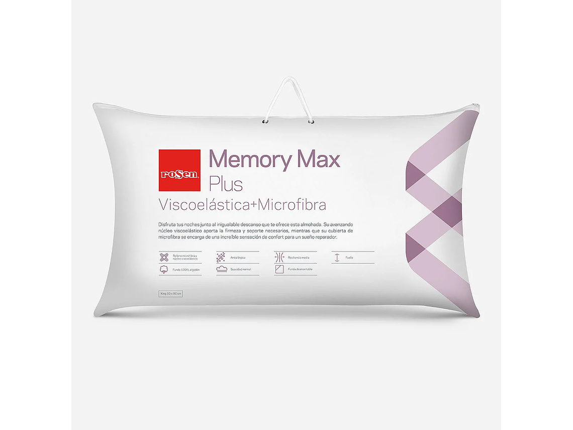 CAMA EUROPEA NOVUS KING + ALMOHADA MEMORY MAX PLUS 3