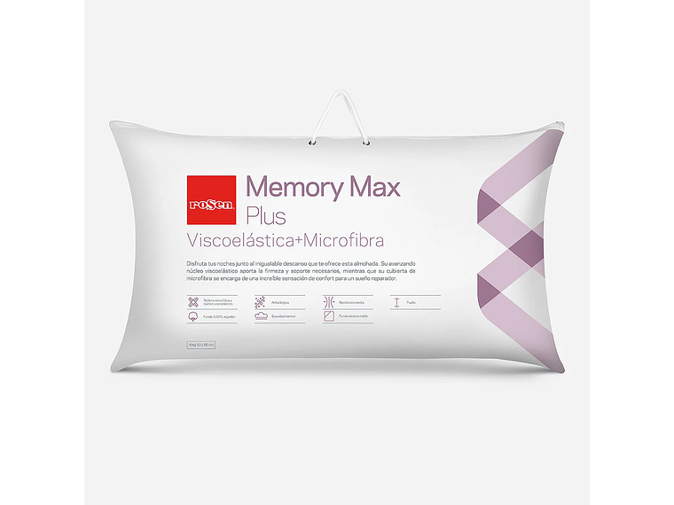 CAMA EUROPEA NOVUS KING + ALMOHADA MEMORY MAX PLUS 3