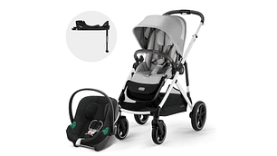 COCHE TRAVEL SYSTEM GAZELLE BLK LG + ATON B2+ BASE