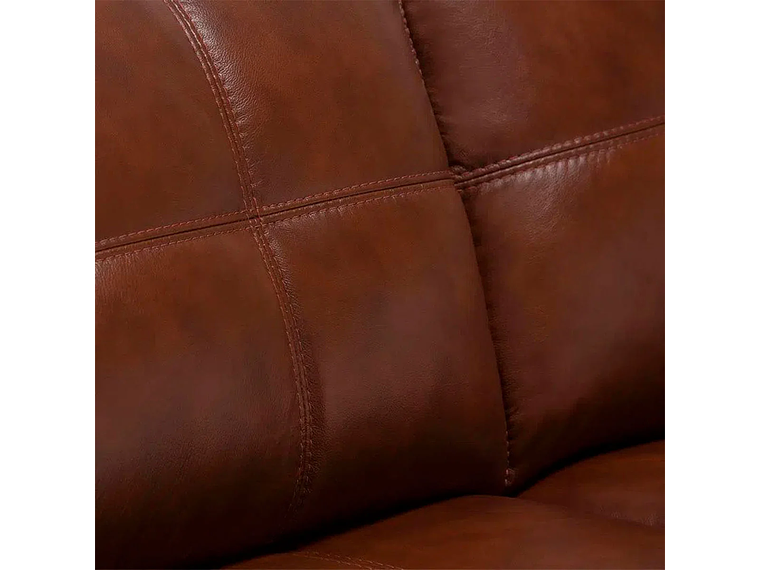 SOFÁ ROSEN 5037 3 CUERPOS CUERO CARAMELO 6