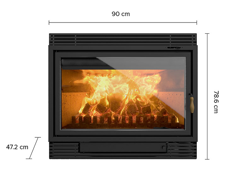 CALEFACTOR A LEÑA BOSCA CHIMENEA 850 3