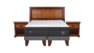 JUEGO DE DORMITORIO CIC CAMA EUROPEA LUX SÚPER KING + MUEBLES MONTERREY