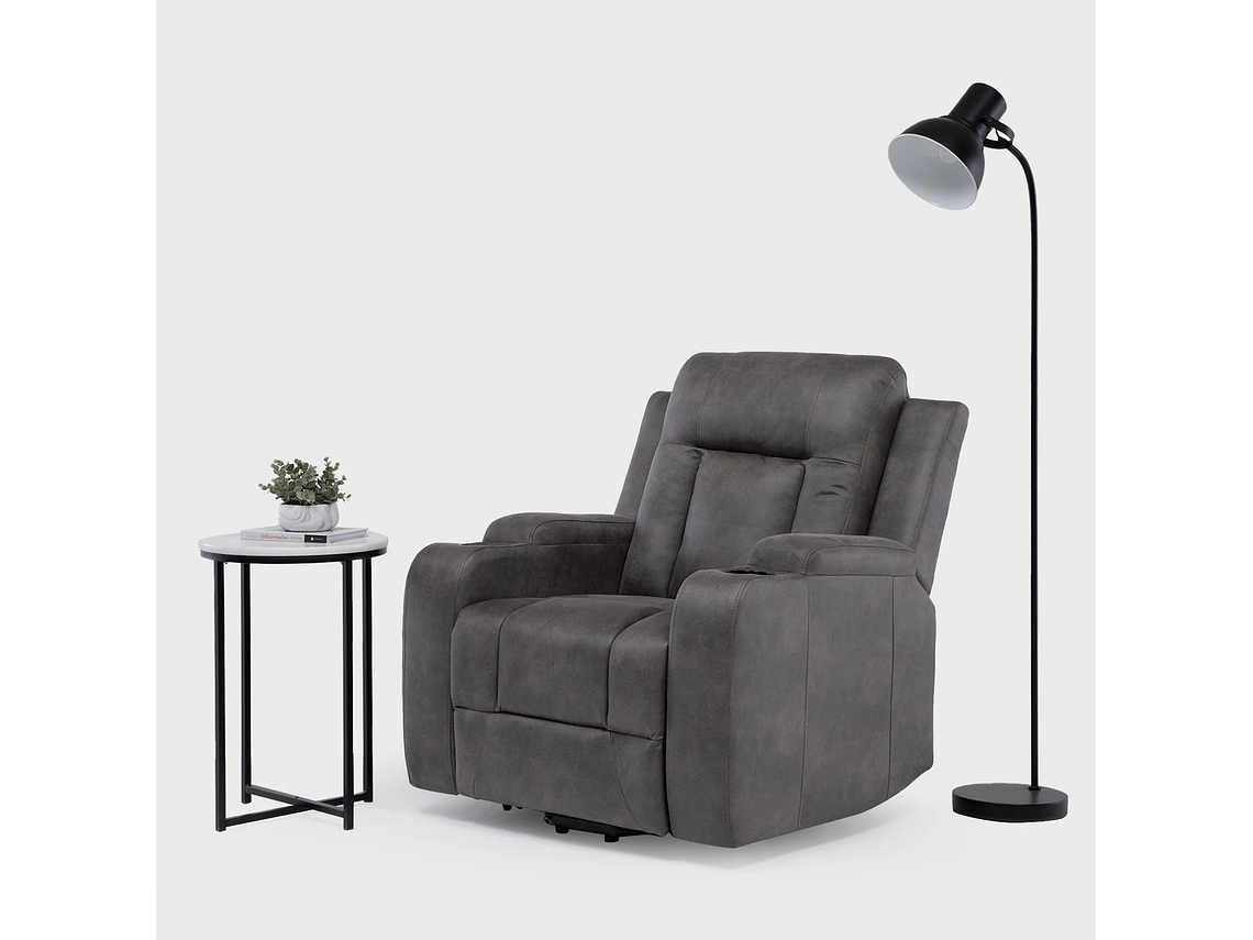 BERGER STAND UP GREY CON VIBROMASAJE 8 PUNTOS + CONTROL REMOTO + CALEFACCION 1