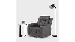 BERGER STAND UP GREY CON VIBROMASAJE 8 PUNTOS + CONTROL REMOTO + CALEFACCION