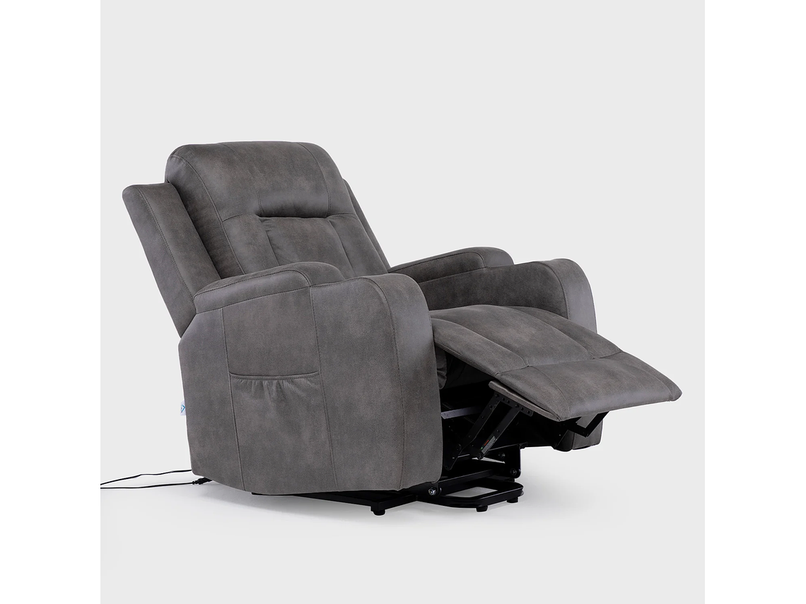 BERGER STAND UP GREY CON VIBROMASAJE 8 PUNTOS + CONTROL REMOTO + CALEFACCION 2