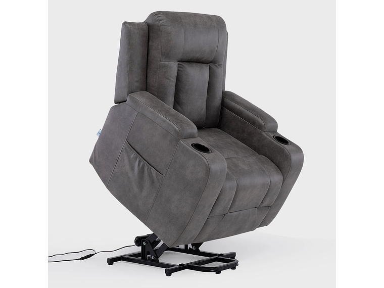 BERGER STAND UP GREY CON VIBROMASAJE 8 PUNTOS + CONTROL REMOTO + CALEFACCION 4