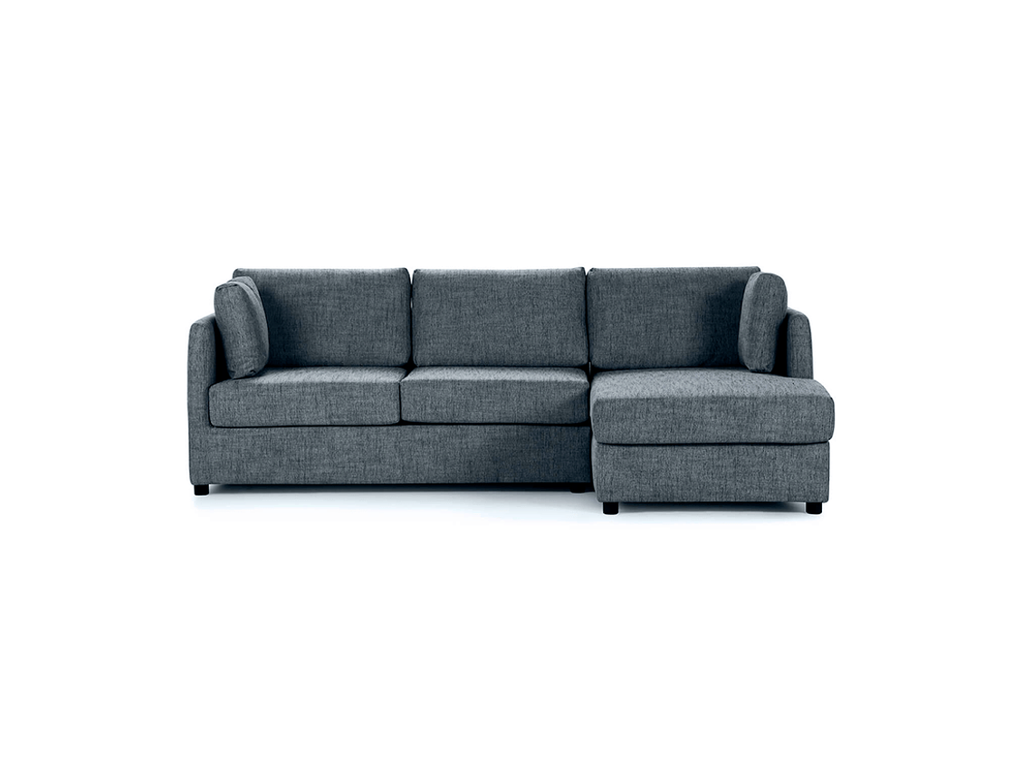 SOFÁ SECCIONAL CAMA ROSEN NOAH DERECHO 3 CUERPOS MELANGE DENIM 4