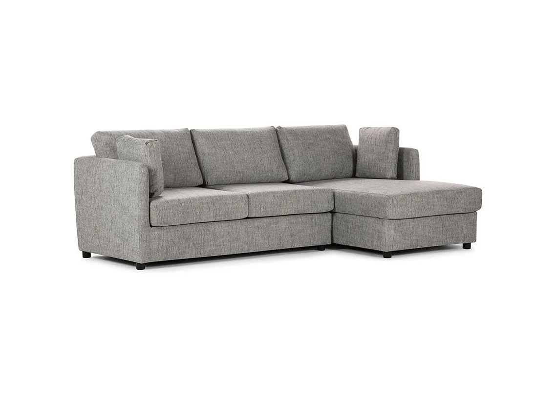 SOFÁ SECCIONAL CAMA ROSEN DERECHO NOAH TELA GRIS 1