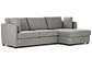 SOFÁ SECCIONAL CAMA ROSEN DERECHO NOAH TELA GRIS - Miniatura 1