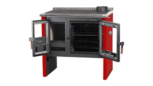 COCINA A LEÑA BOSCA HESTIA ROJO