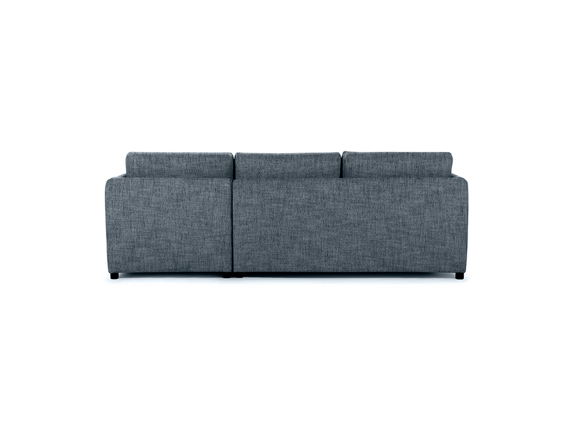 SOFÁ SECCIONAL CAMA ROSEN NOAH DERECHO 3 CUERPOS MELANGE DENIM 7