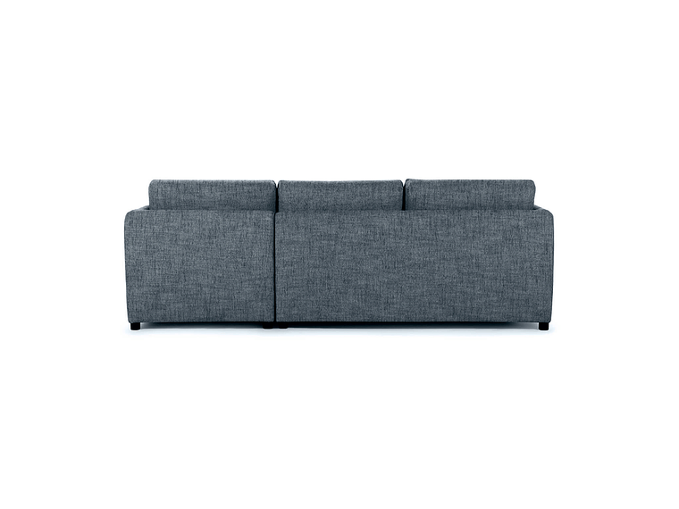 SOFÁ SECCIONAL CAMA ROSEN NOAH DERECHO 3 CUERPOS MELANGE DENIM 7