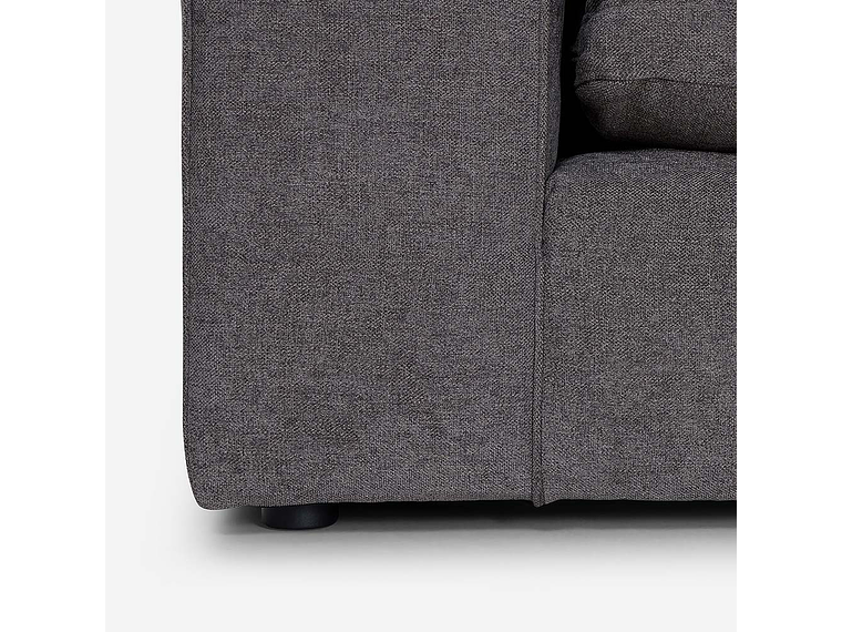 SOFÁ ROSEN GRIS SECCIONAL DORNIE TELA 4 PIEZAS 8