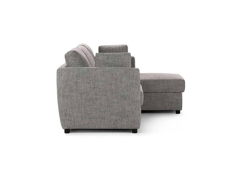 SOFÁ SECCIONAL CAMA ROSEN DERECHO NOAH TELA GRIS 7