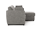 SOFÁ SECCIONAL CAMA ROSEN DERECHO NOAH TELA GRIS - Miniatura 7