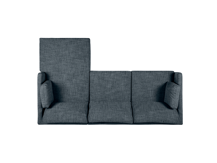 SOFÁ SECCIONAL CAMA ROSEN NOAH DERECHO 3 CUERPOS MELANGE DENIM 9