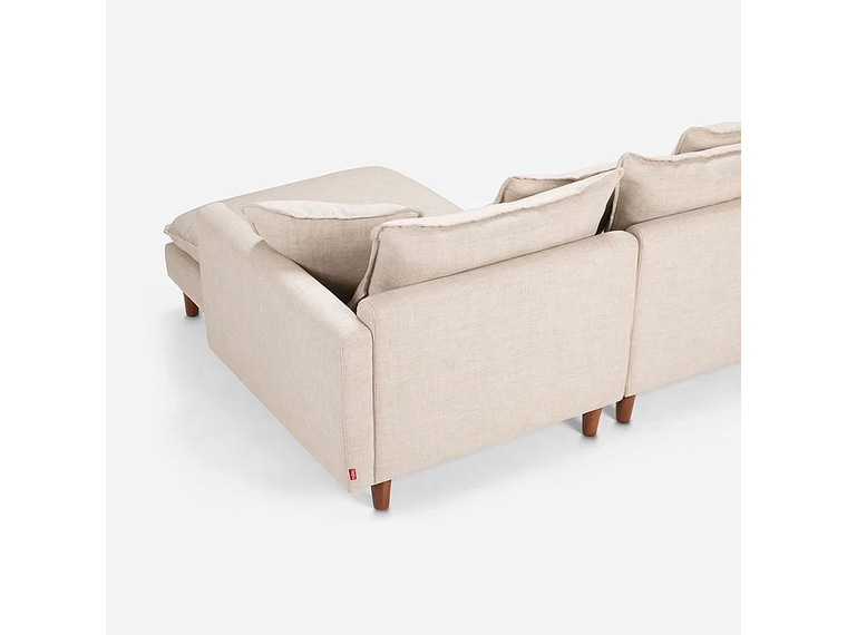 SOFÁ SECCIONAL ROSEN DUNSTER DERECHO 3 CUERPOS BEIGE 4