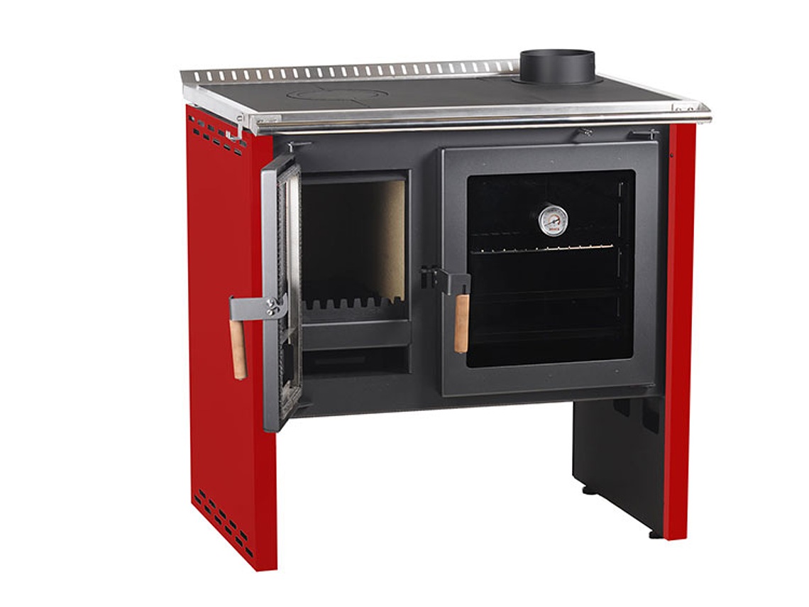 COCINA A LEÑA BOSCA HESTIA ROJO 8