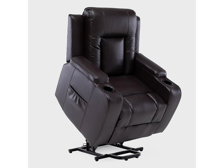 BERGER STAND UP BROWN CON VIBROMASAJE 8 PUNTOS + CONTROL REMOTO + CALEFACCION 1