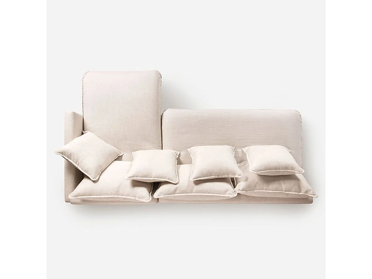 SOFÁ SECCIONAL ROSEN DUNSTER DERECHO 3 CUERPOS BEIGE 5