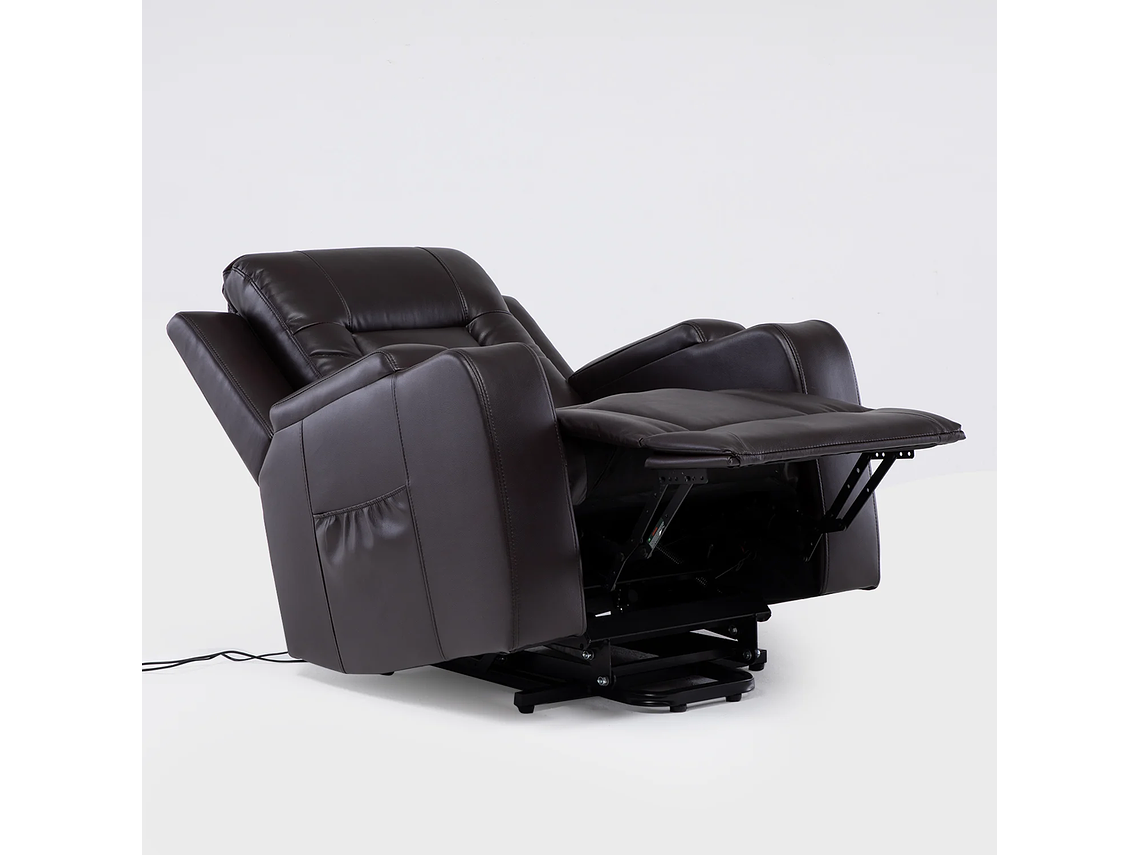 BERGER STAND UP BROWN CON VIBROMASAJE 8 PUNTOS + CONTROL REMOTO + CALEFACCION 2