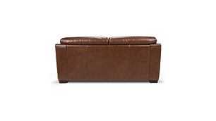 SOFÁ ROSEN FLAMINIO 3 CUERPOS CUERO CARAMELO