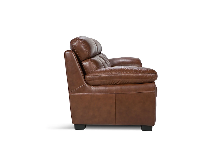 SOFÁ ROSEN FLAMINIO 3 CUERPOS CUERO CARAMELO 3