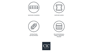 SOFÁ CIC CHESTERFIELD SIENA 3 CUERPOS CUERO CHOCOLATE