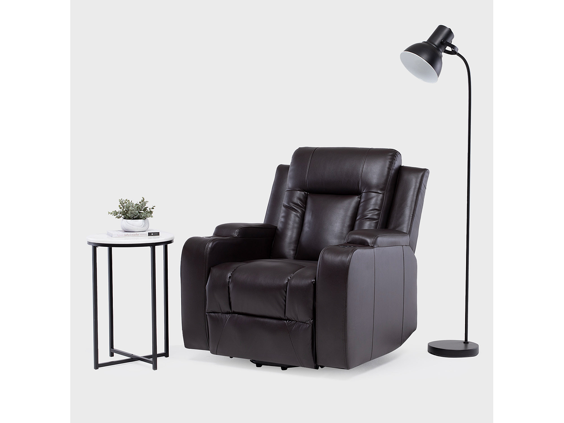 BERGER STAND UP BROWN CON VIBROMASAJE 8 PUNTOS + CONTROL REMOTO + CALEFACCION 4