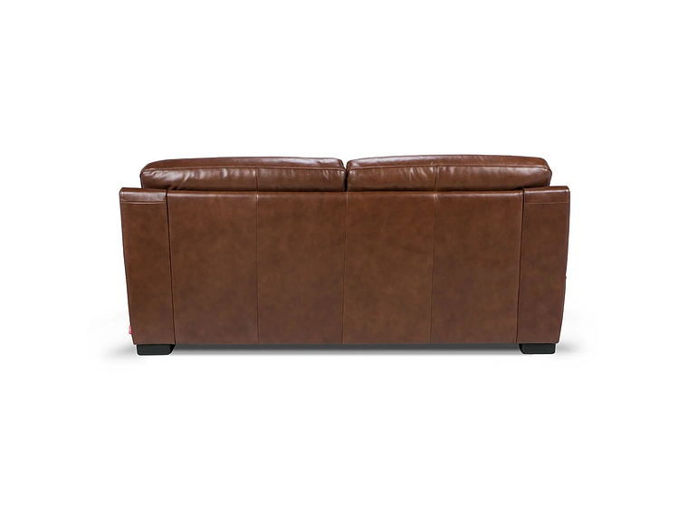 SOFÁ ROSEN FLAMINIO 3 CUERPOS CUERO CARAMELO 4