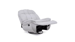BERGERE VYS SPA MILLENIUM WHITE ACERO FELPA BLANCO INVIERNO MECEDOR GIRATORIO Y RECLINABLE