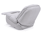 BERGERE VYS SPA MILLENIUM WHITE ACERO FELPA BLANCO INVIERNO MECEDOR GIRATORIO Y RECLINABLE - Miniatura 2