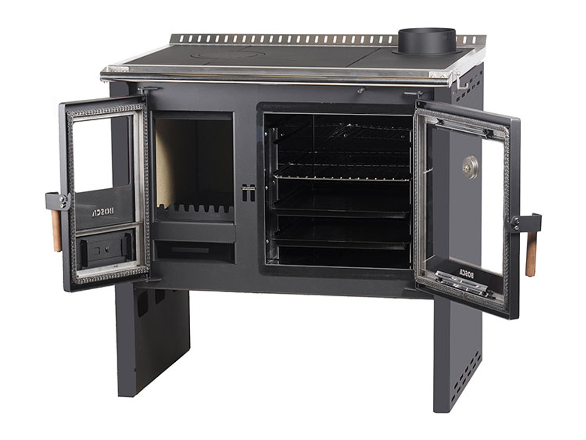 COCINA A LEÑA BOSCA HESTIA CHARCOAL 1