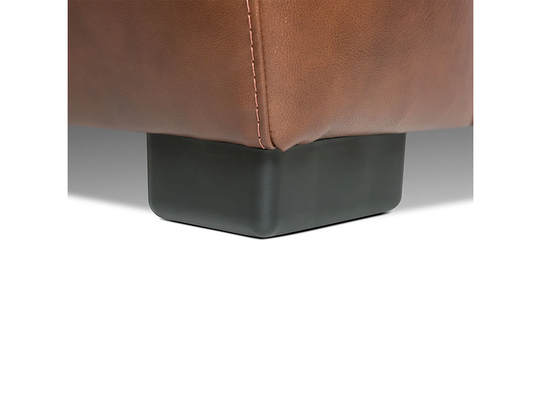 SOFÁ ROSEN FLAMINIO 3 CUERPOS CUERO CARAMELO 6