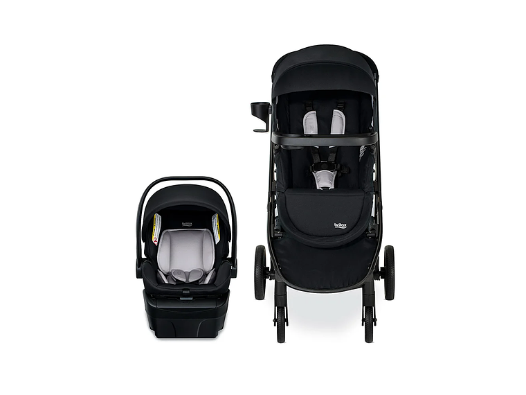 COCHE TRAVEL SYSTEM BROOK-WILLOW ONIX GLACIER BRITAX 3