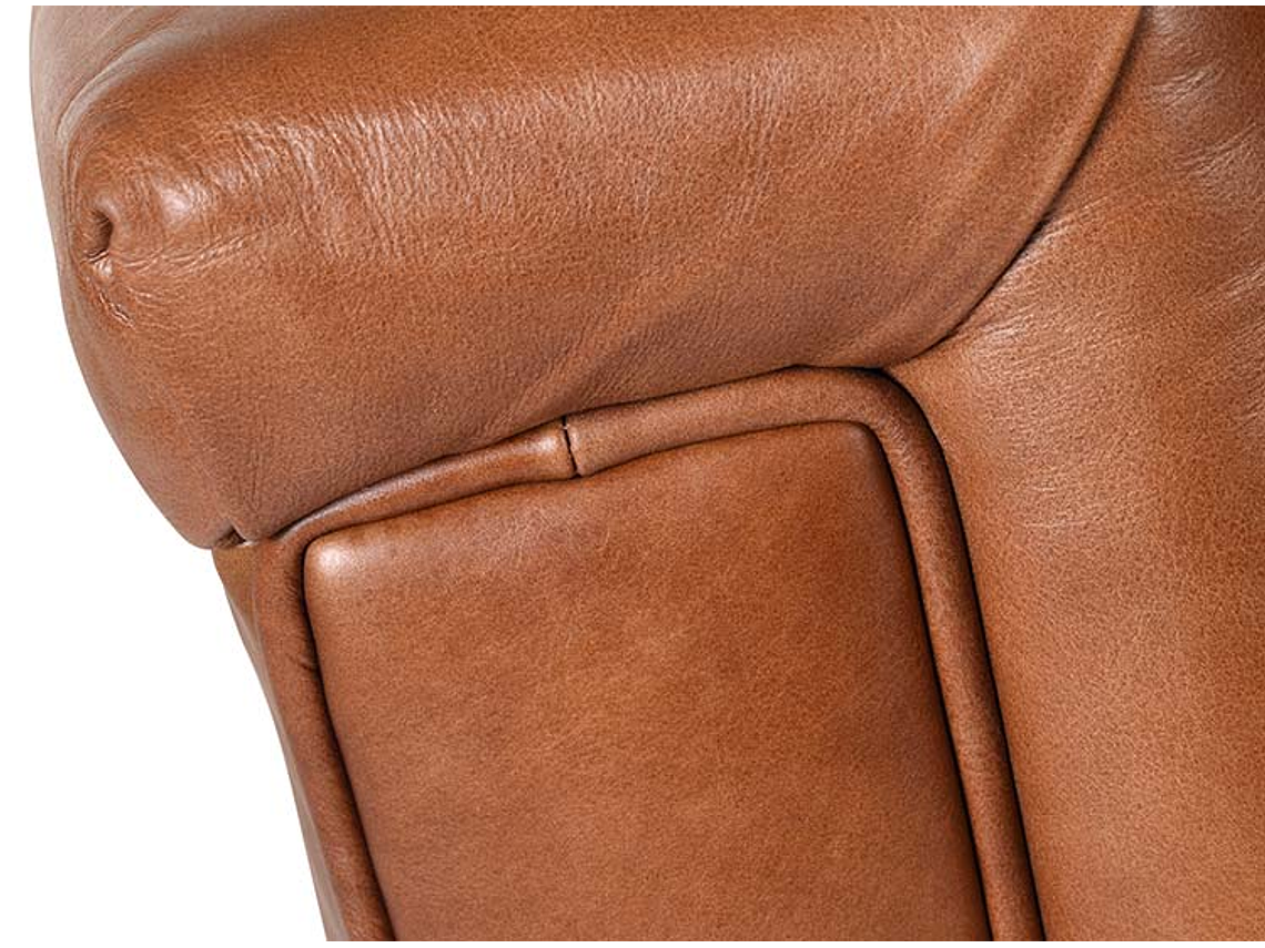 SOFÁ CIC CHESTERFIELD SIENA 3 CUERPOS CUERO CHOCOLATE 7