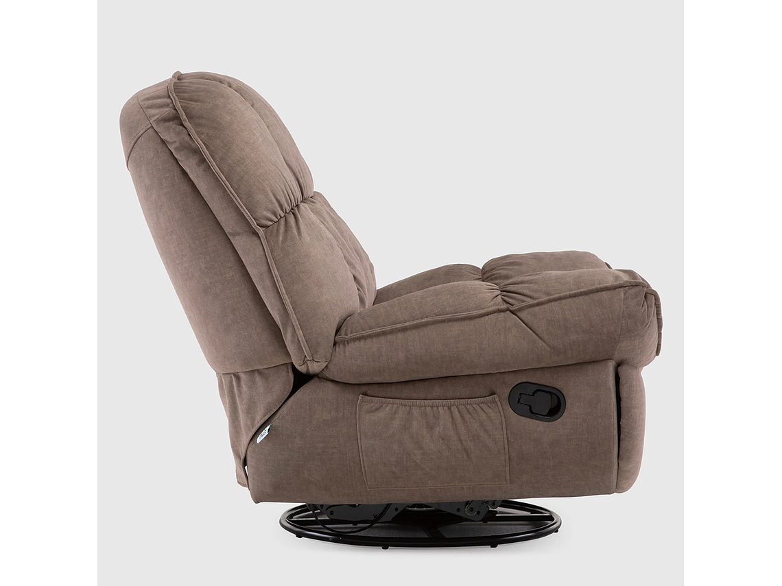 BERGERE VYS SPA BROEN ACERO CAFE RECLINABLE MILANIUM GIRATORIO Y MECEDOR 2