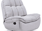 BERGERE VYS SPA MILLENIUM WHITE ACERO FELPA BLANCO INVIERNO MECEDOR GIRATORIO Y RECLINABLE - Miniatura 7