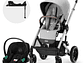 COCHE TRAVEL SYSTEM BALIOS S LUX 3.0 SLV L.GREY + ATON S2 + BASE - Miniatura 1