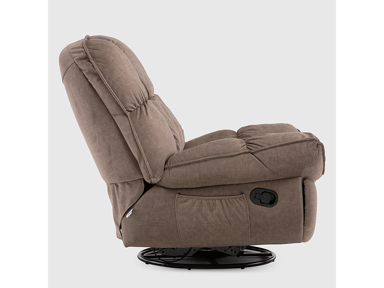 BERGERE VYS SPA BROEN ACERO CAFE RECLINABLE MILANIUM GIRATORIO Y MECEDOR 4