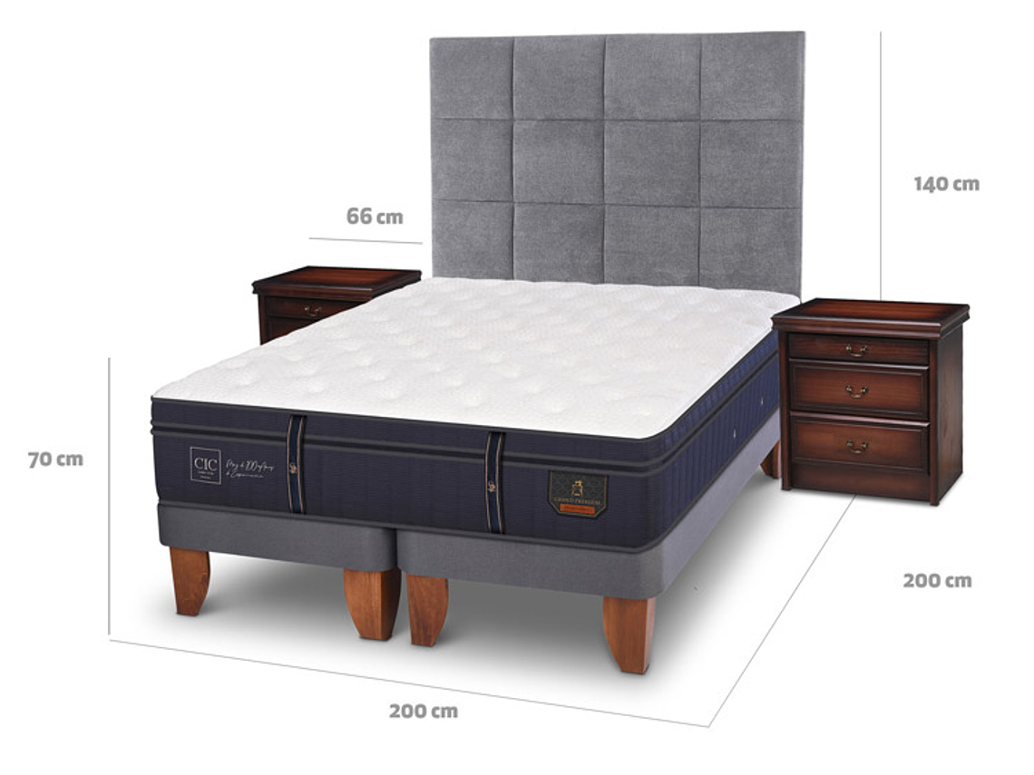 CAMA EUROPEA CIC GRAND PREMIUM SUPER KING + SET TAMESIS 11