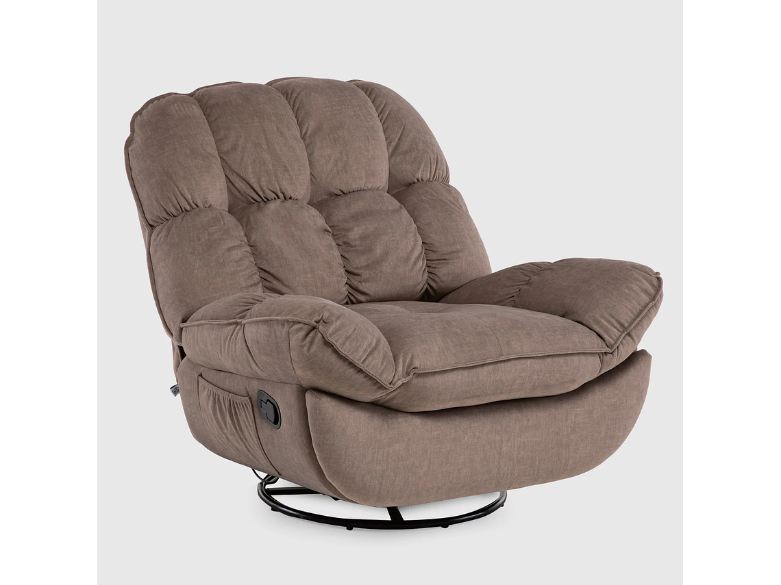 BERGERE VYS SPA BROEN ACERO CAFE RECLINABLE MILANIUM GIRATORIO Y MECEDOR 5